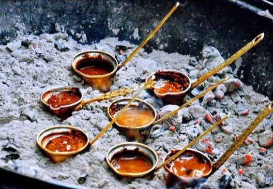 Кава на вугіллі